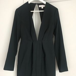 NEW FINDERS KEEPERS V-Neck Front Open Back Dress